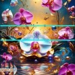 Orchid
  Flower Nature Artistic Digital Wall Art Decor _160