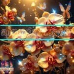 Orchid
  Flower Nature Artistic Digital Wall Art Decor _28