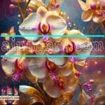 Orchid
  Flower Nature Artistic Digital Wall Art Decor _03