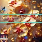Orchid
  Flower Nature Artistic Digital Wall Art Decor _53