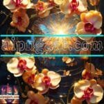 Orchid
  Flower Nature Artistic Digital Wall Art Decor _60