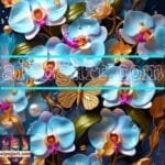 Orchid
  Flower Nature Artistic Digital Wall Art Decor _61