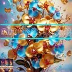 Orchid
  Flower Nature Artistic Digital Wall Art Decor _64