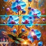 Orchid
  Flower Nature Artistic Digital Wall Art Decor _68