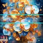 Orchid
  Flower Nature Artistic Digital Wall Art Decor _70