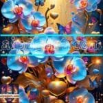 Orchid
  Flower Nature Artistic Digital Wall Art Decor _71