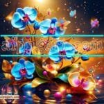 Orchid
  Flower Nature Artistic Digital Wall Art Decor _77