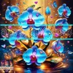 Orchid
  Flower Nature Artistic Digital Wall Art Decor _78