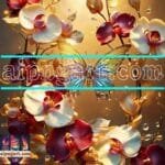 Orchid
  Flower Nature Artistic Digital Wall Art Decor _08