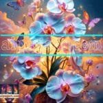 Orchid
  Flower Nature Artistic Digital Wall Art Decor _92
