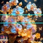 Orchid
  Flower Nature Artistic Digital Wall Art Decor _96