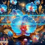 Orchid
  Flower Nature Artistic Digital Wall Art Decor _97