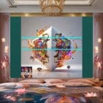 Cuboid 3D Natural Design Digital Wall Art Home Decor _100 - Image 2