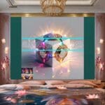 Cuboid 3D Natural Design Digital Wall Art Home Decor _105 - Image 2