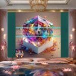 Cuboid 3D Natural Design Digital Wall Art Home Decor _106 - Image 2