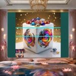 Cuboid 3D Natural Design Digital Wall Art Home Decor _109 - Image 2