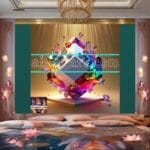 Cuboid 3D Natural Design Digital Wall Art Home Decor _112 - Image 2