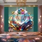 Cuboid 3D Natural Design Digital Wall Art Home Decor _117 - Image 2