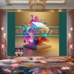 Cuboid 3D Natural Design Digital Wall Art Home Decor _118 - Image 2