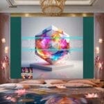 Cuboid 3D Natural Design Digital Wall Art Home Decor _122 - Image 2