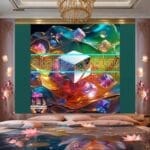 Cuboid 3D Natural Design Digital Wall Art Home Decor _124 - Image 2