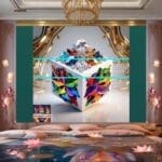 Cuboid 3D Natural Design Digital Wall Art Home Decor _129 - Image 2