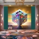 Cuboid 3D Natural Design Digital Wall Art Home Decor _131 - Image 2