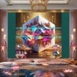 Cuboid 3D Natural Design Digital Wall Art Home Decor _134 - Image 2