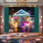 Cuboid 3D Natural Design Digital Wall Art Home Decor _136 - Image 2