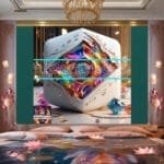 Cuboid 3D Natural Design Digital Wall Art Home Decor _139 - Image 2