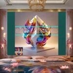Cuboid 3D Natural Design Digital Wall Art Home Decor _141 - Image 2