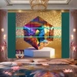 Cuboid 3D Natural Design Digital Wall Art Home Decor _150 - Image 2