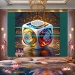 Cuboid 3D Natural Design Digital Wall Art Home Decor _156 - Image 2