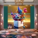 Cuboid 3D Natural Design Digital Wall Art Home Decor _169 - Image 2