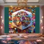 Cuboid 3D Natural Design Digital Wall Art Home Decor _24 - Image 2