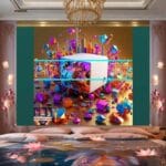 Cuboid 3D Natural Design Digital Wall Art Home Decor _27 - Image 2