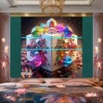 Cuboid 3D Natural Design Digital Wall Art Home Decor _37 - Image 2
