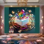 Cuboid 3D Natural Design Digital Wall Art Home Decor _41 - Image 2