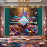 Cuboid 3D Natural Design Digital Wall Art Home Decor _43 - Image 2