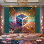 Cuboid 3D Natural Design Digital Wall Art Home decor _52 - Image 2