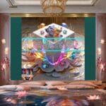 Cuboid 3D Natural Design Digital Wall Art Home Decor _54 - Image 2