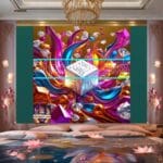 Cuboid 3D Natural Design Digital Wall Art Home Decor _56 - Image 2