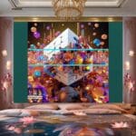 Cuboid 3D Natural Design Digital Wall Art Home Decor _58 - Image 2