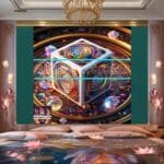 Cuboid 3D Natural Design Digital Wall Art Home Decor _66 - Image 2