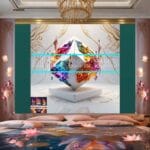 Cuboid 3D Natural Design Digital Wall Art Home Decor _79 - Image 2