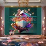 Cuboid 3D Natural Design Digital Wall Art Home Decor _82 - Image 2