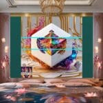 Cuboid 3D Natural Design Digital Wall Art Home Decor _83 - Image 2