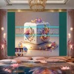 Cuboid 3D Natural Design Digital Wall Art Home Decor _89 - Image 2