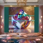 Cuboid 3D Natural Design Digital Wall Art Home Decor _97 - Image 2