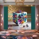 Cuboid 3D Natural Design Digital Wall Art Home Decor _99 - Image 2